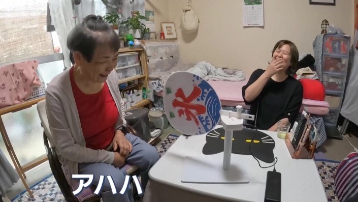 「電動うちわ」にもチャレンジ