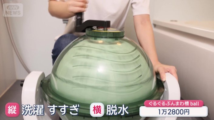 横回転で脱水も
