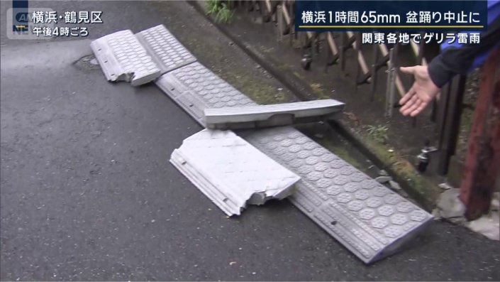 ずれたプレート