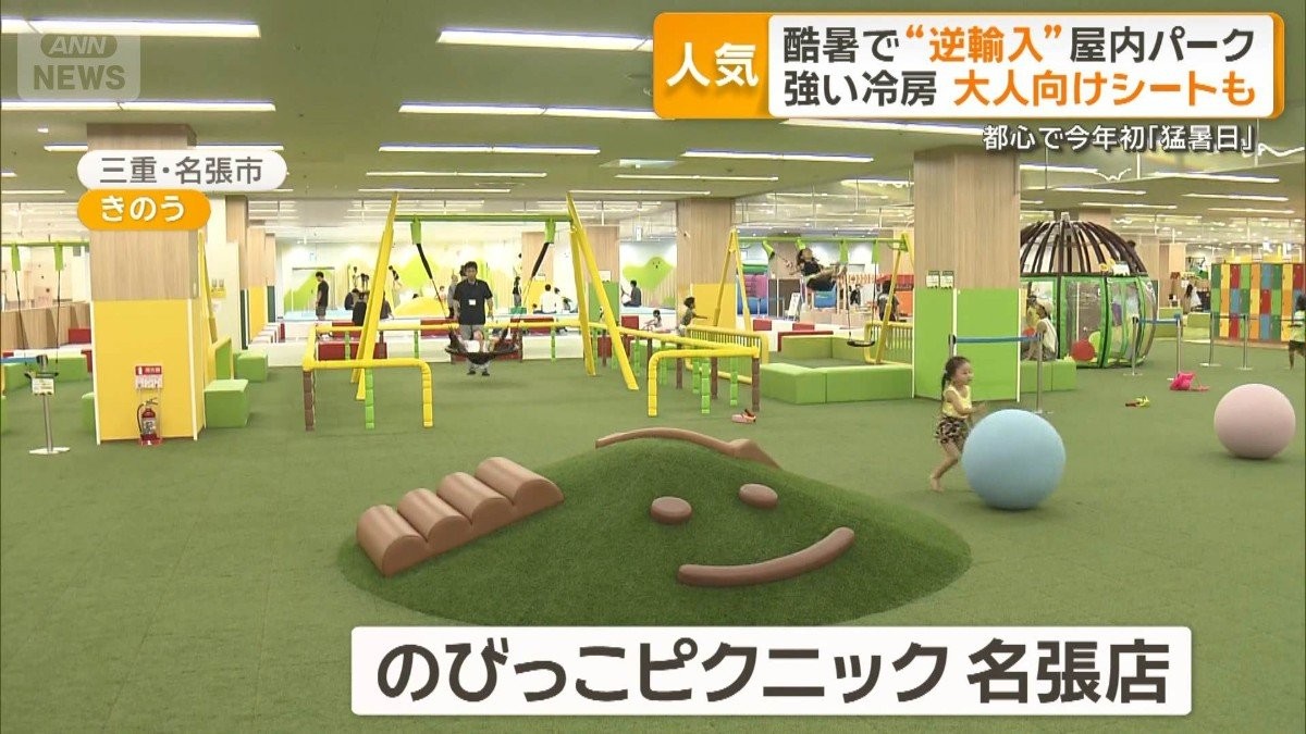 酷暑でも快適　巨大屋内公園に子どもの歓声　アジアで運営の施設をイオンが“逆輸入”