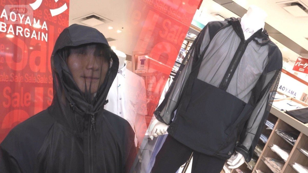 蚊をブロック、虫よけ機能の服が人気　生地は防虫加工、通気性良く　紳士服大手も参入