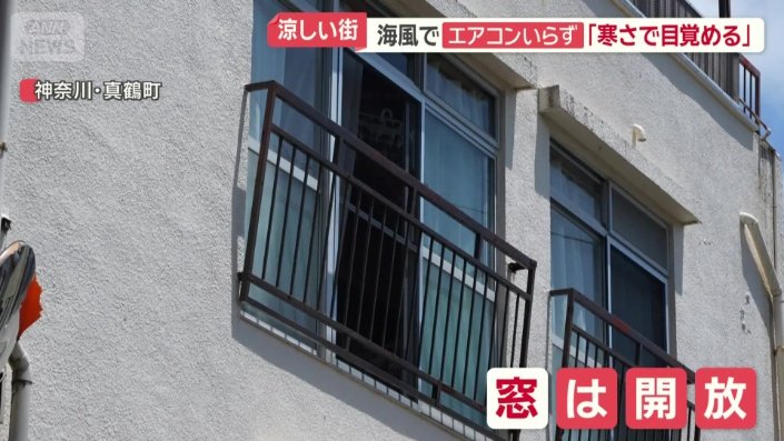 窓は開放