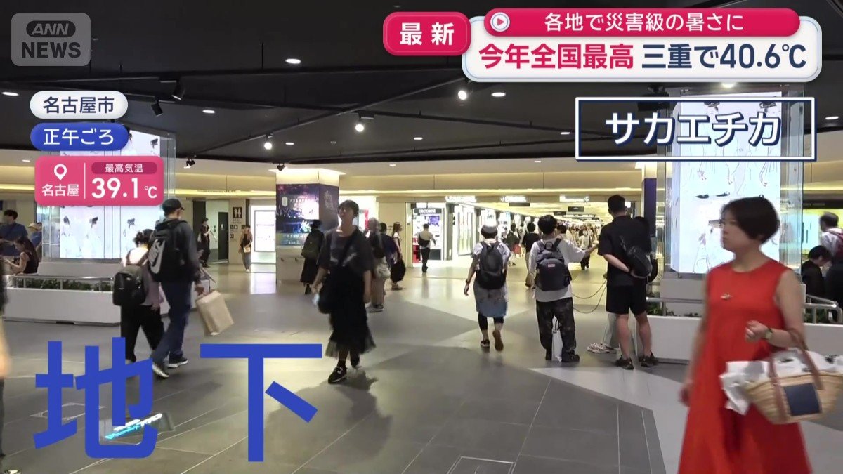 巨大な地下街
