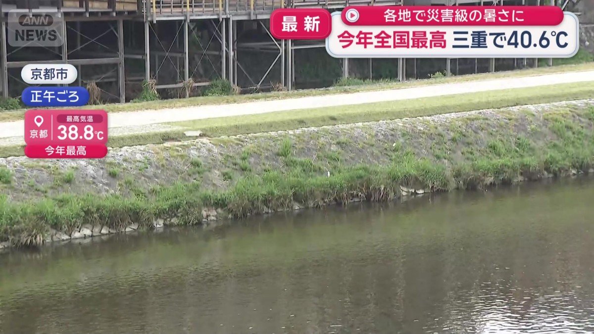 京都市の鴨川沿い