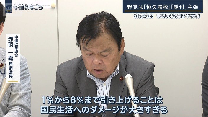 赤羽一嘉税調会長