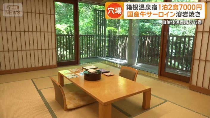 大自然の絶景を臨む和室
