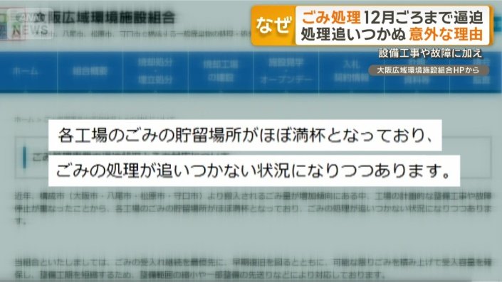 「大阪広域環境施設組合」の訴え