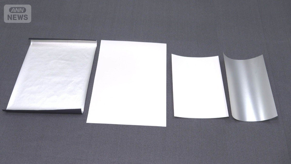 酷暑対策　貼るだけで冷却　厚さ0.2ミリの新素材シートを屋上や屋外施設に貼るだけ