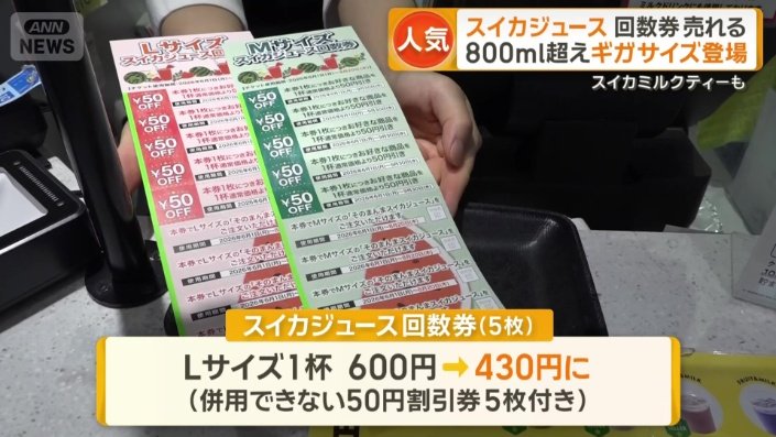 回数券の販売も開始