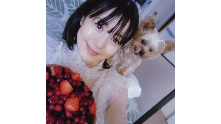 愛犬はなちゃんと
