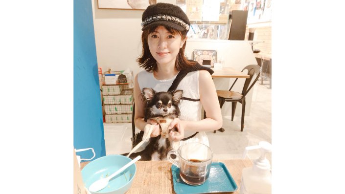 愛犬ちゃっくちゃんと