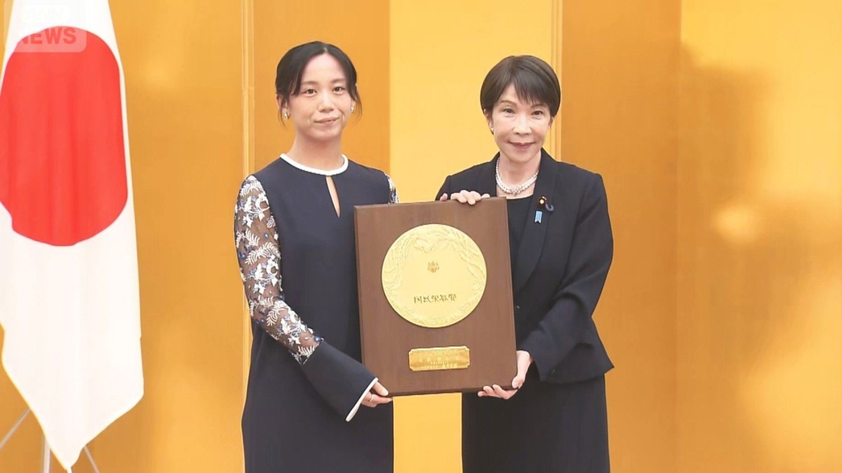 【速報】スピードスケート高木美帆さんに国民栄誉賞　　記念品は“包丁10本セット”「母親と一緒に使えたらいいなと」