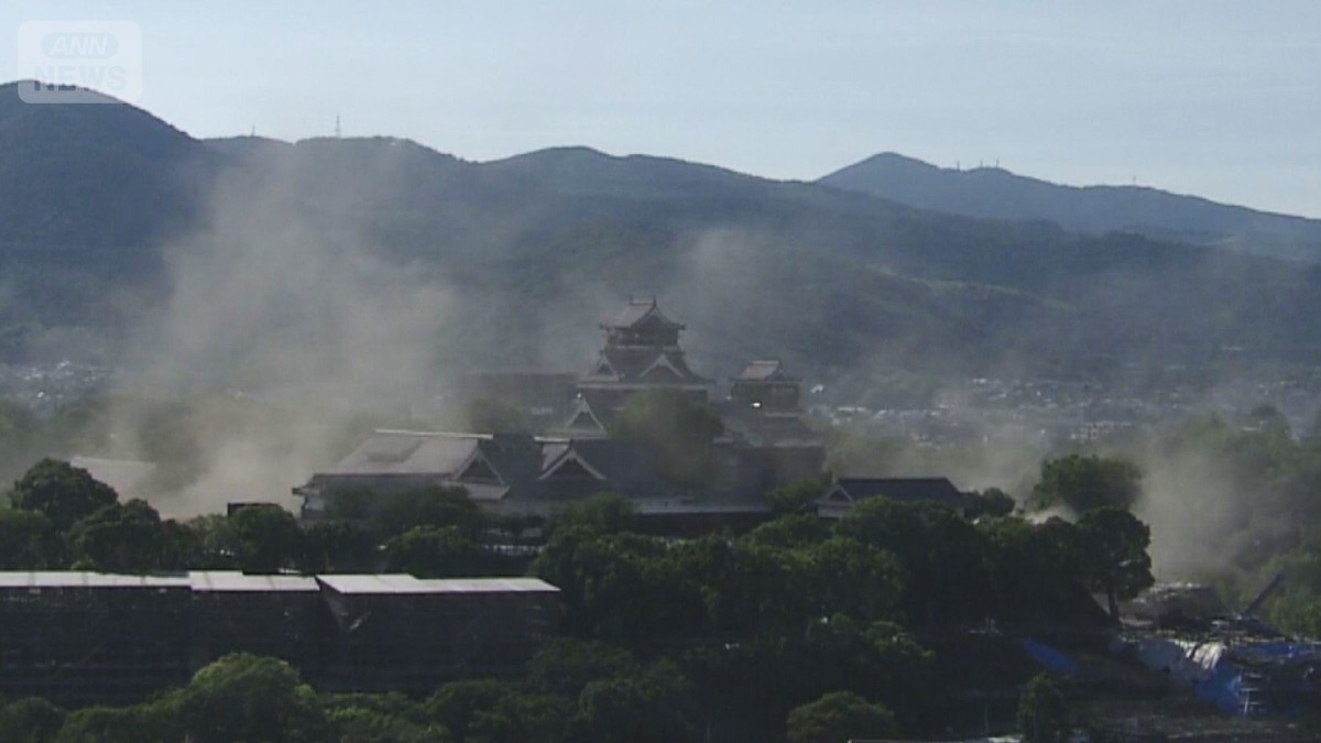 【報ステ解説】“復旧途中”の熊本城…被害再び　10年前の地震との関連は？