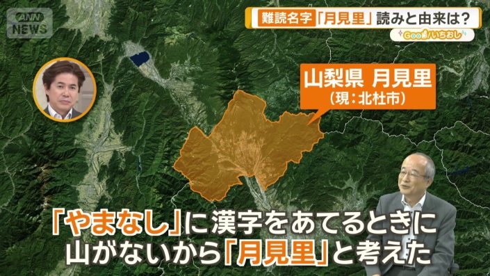 山梨県の地名がルーツ?