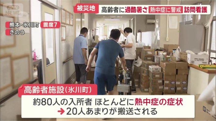 2日間冷房が使えない状況
