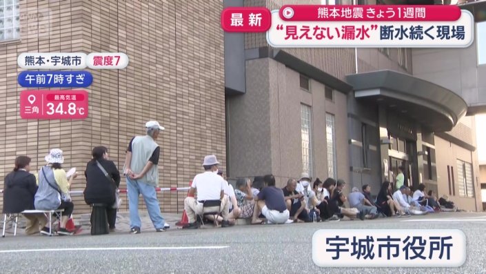 100人以上の人が並んでいた