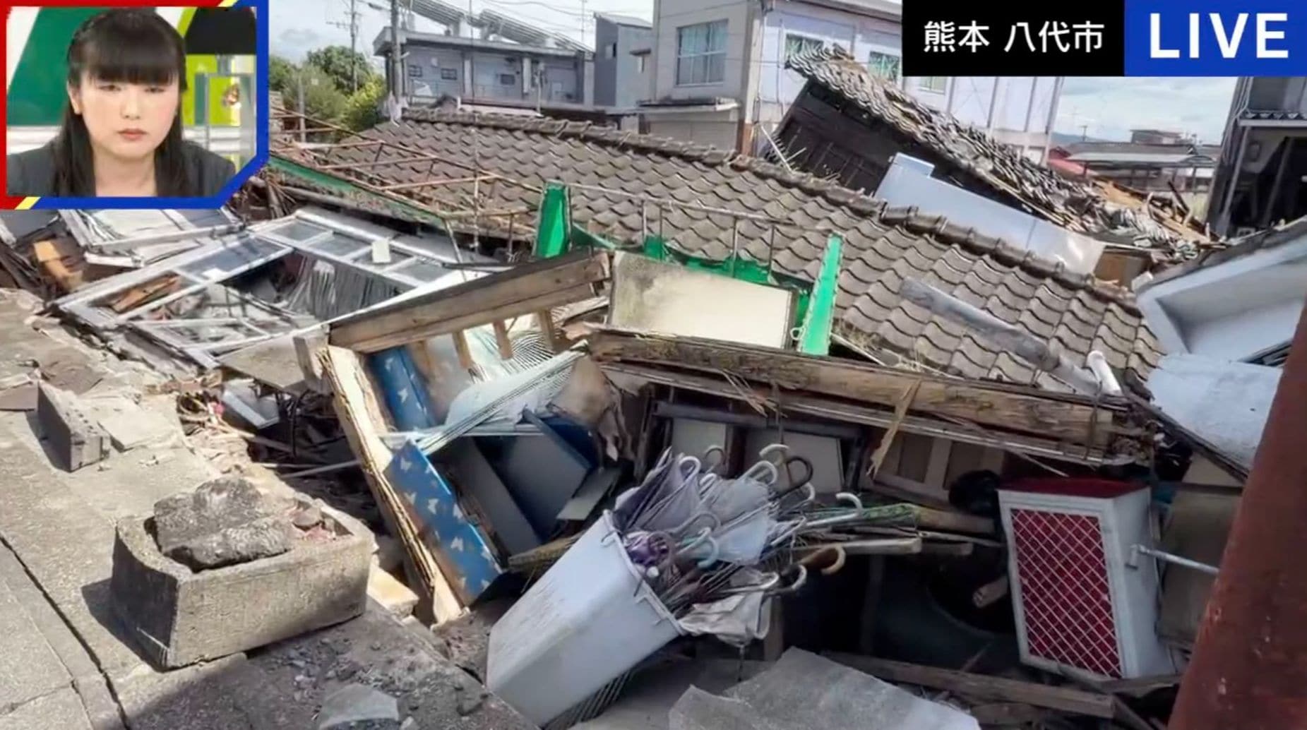 【熊本地震】熊本・八代市鏡町で建物の崩落や道路途絶…今足りないものは？「生活用水が足りない」「紙皿や紙コップがほしい」被災地支援最前線