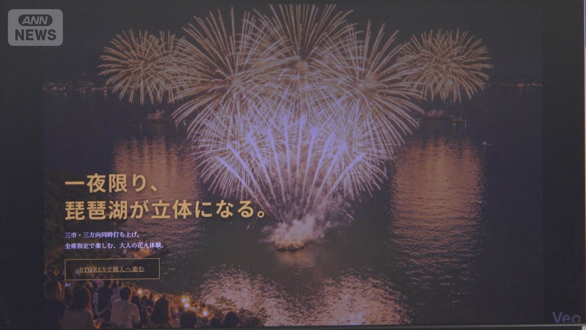 “謎の琵琶湖花火大会”突如中止　返金も不透明　自治体は関与否定　協力依頼男性は