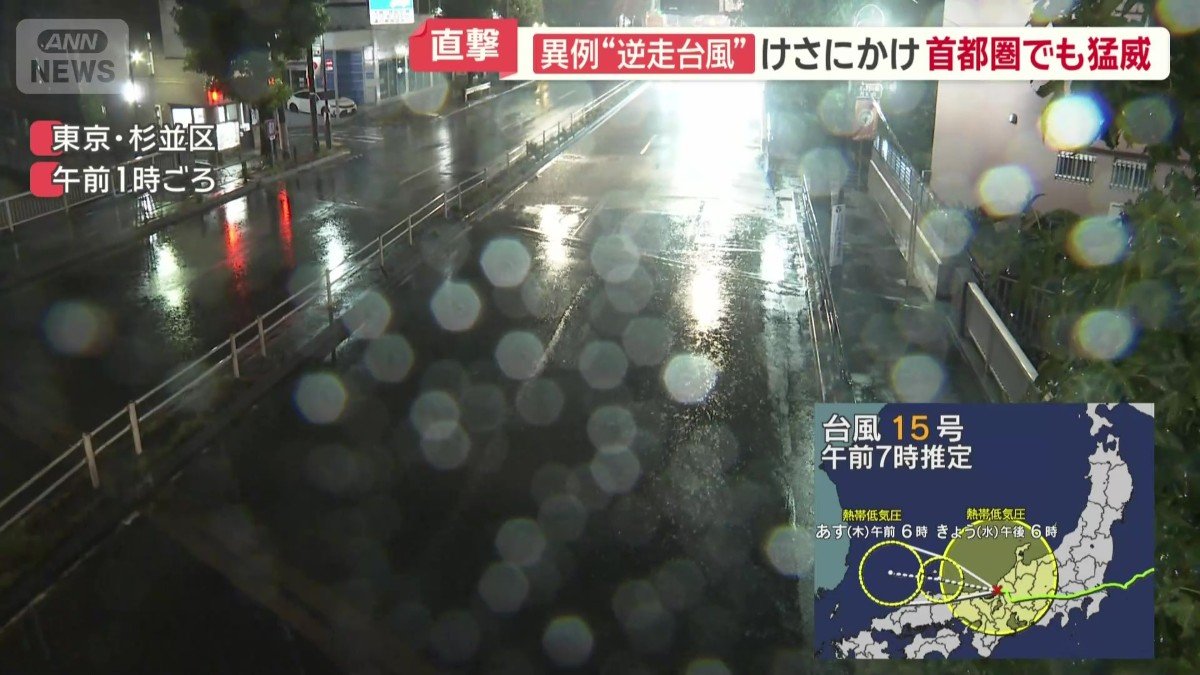 東京・杉並区の道路
