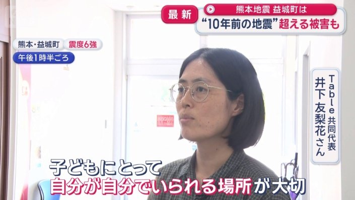 Table共同代表 井下友梨花さん