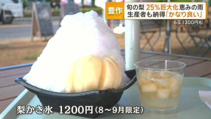 ナシかき氷