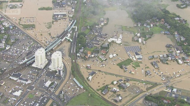 【随時更新】千葉の「レベル5大雨・土砂災害特別警報」が「レベル4危険警報」に　車…