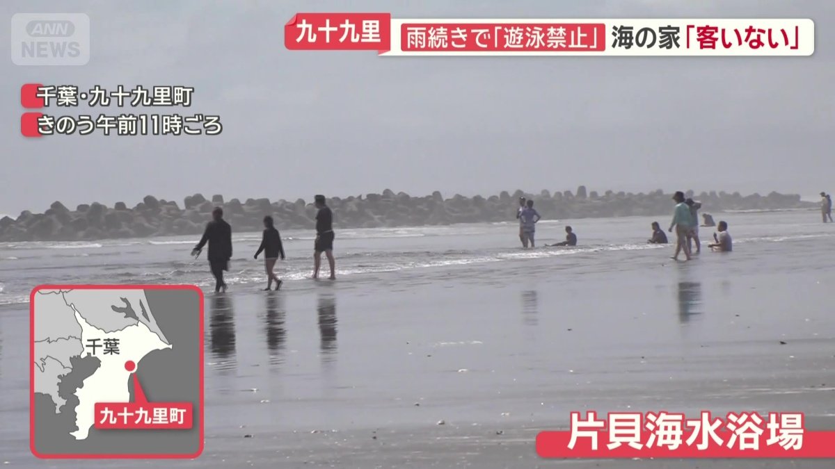 千葉県九十九里町の片貝海水浴場