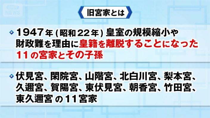 旧宮家とは