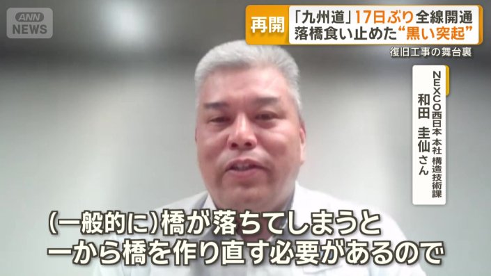 NEXCO西日本 本社 構造技術課 和田圭仙さん