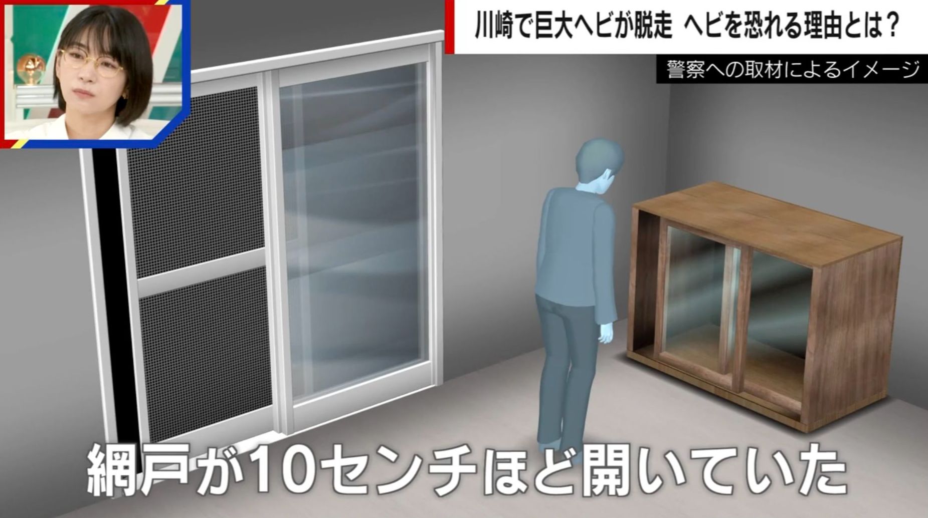 川崎市で巨大ニシキヘビ2匹が脱走…「エアコンの室内機に入り込む可能性」「狭い場所を探した方がいい」iZoo園長が指摘