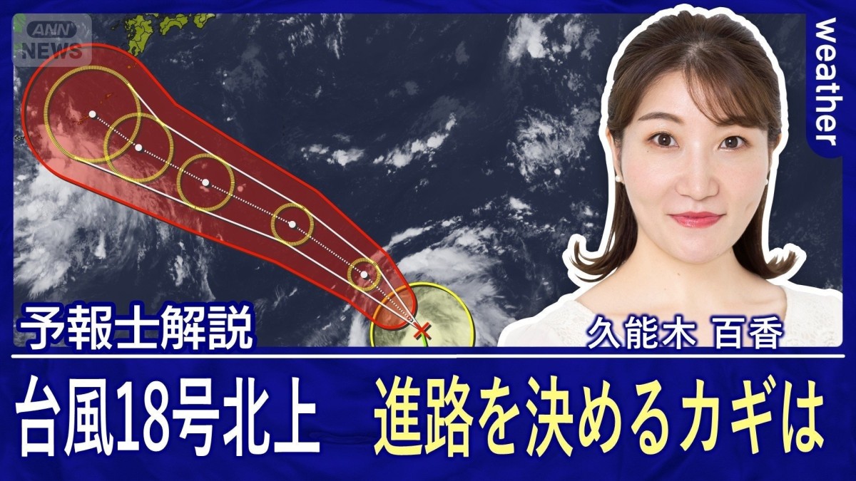 酷暑日迫る危険な暑さのち台風18号北上　進路が定まらないわけは…