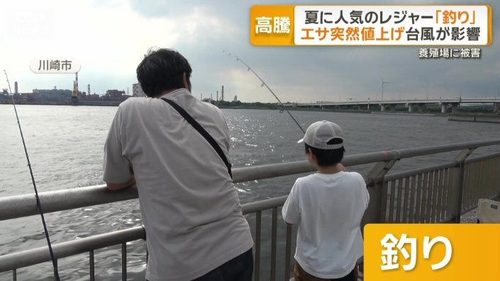 夏のレジャーとしても人気の釣り
