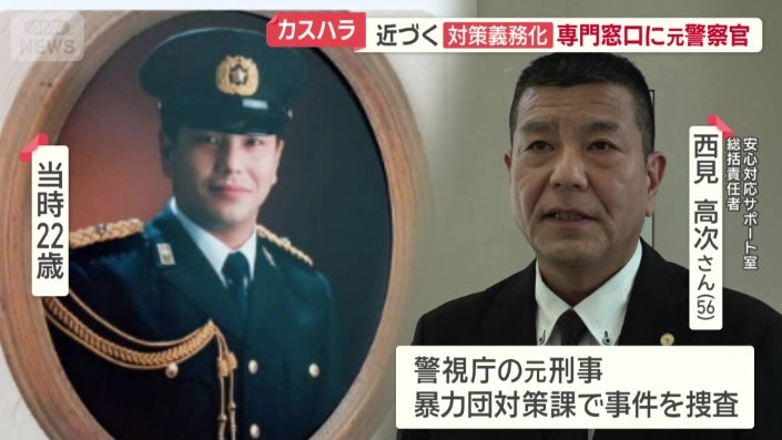 警視庁の元刑事で、暴力団対策課を担当したことも