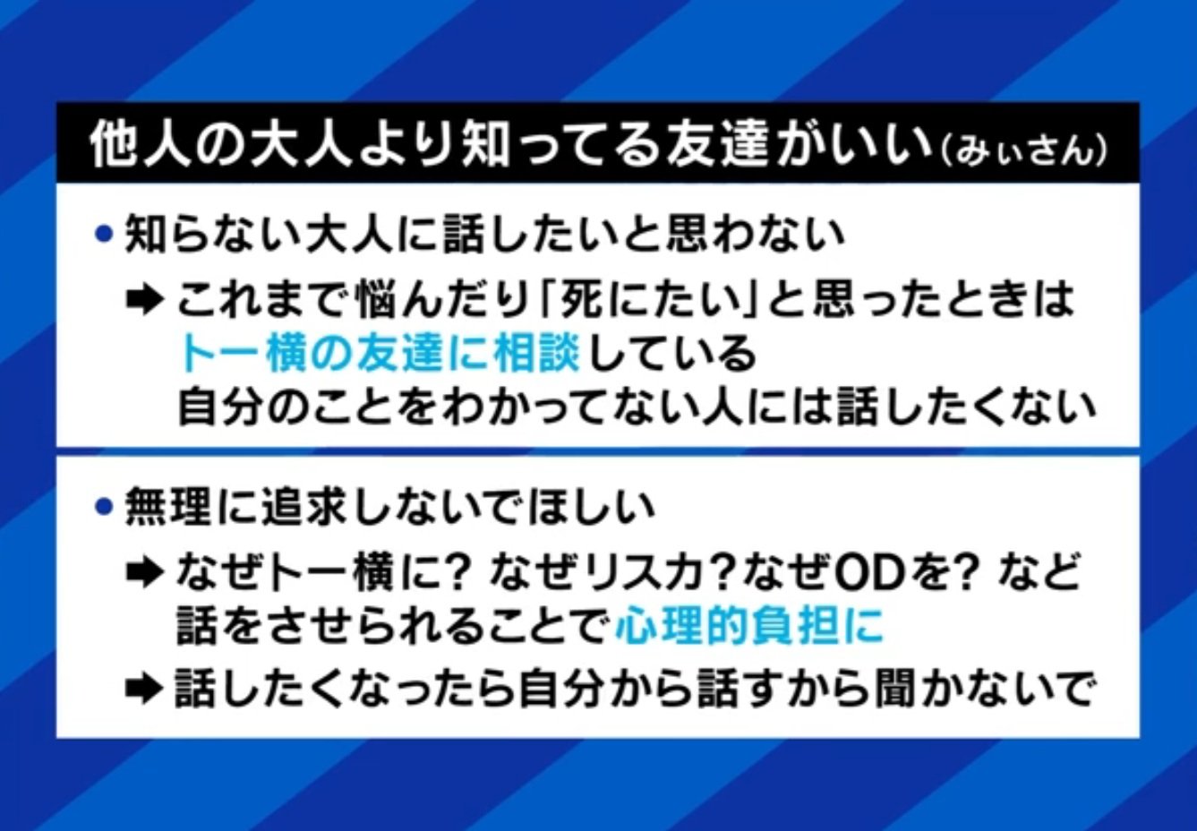 みぃさんの思い