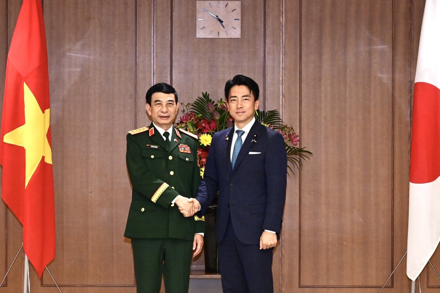 7月の日越防衛相会談(防衛相のXから)
