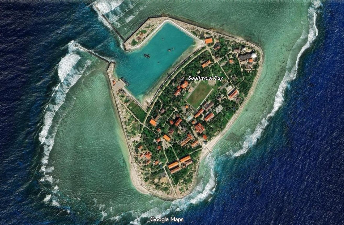 サウスウエスト島(Google Mapsから)