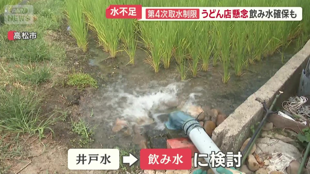 井戸水を「飲み水」として初めて活用へ