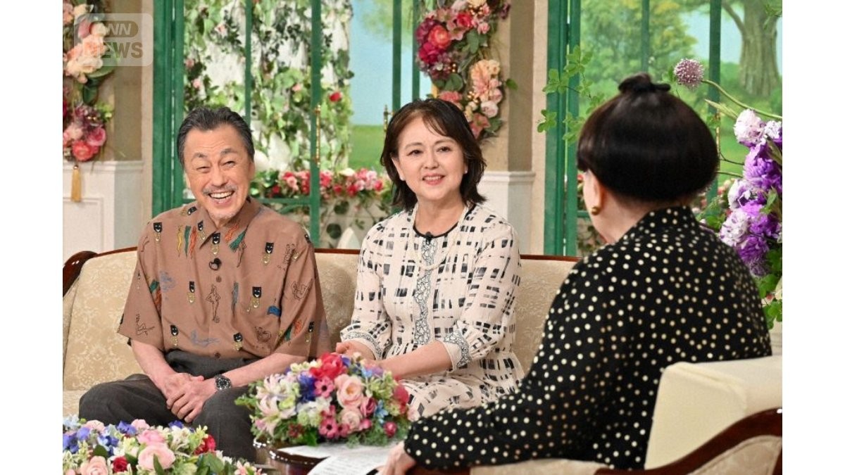 芸能界随一のおしどり夫婦、40年以上前の妻は「想像できないくらいかわいかった」美貌に黒柳徹子も驚き【徹子の部屋】