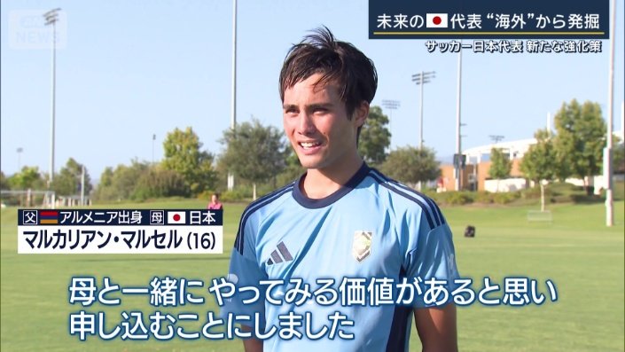 マルカリアン・マルセル選手（16）