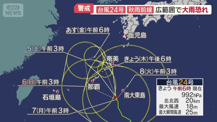 台風24号