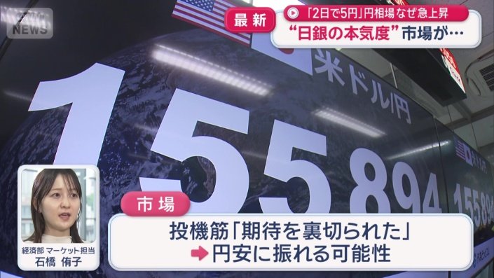 今回の円高は一時的なもの？