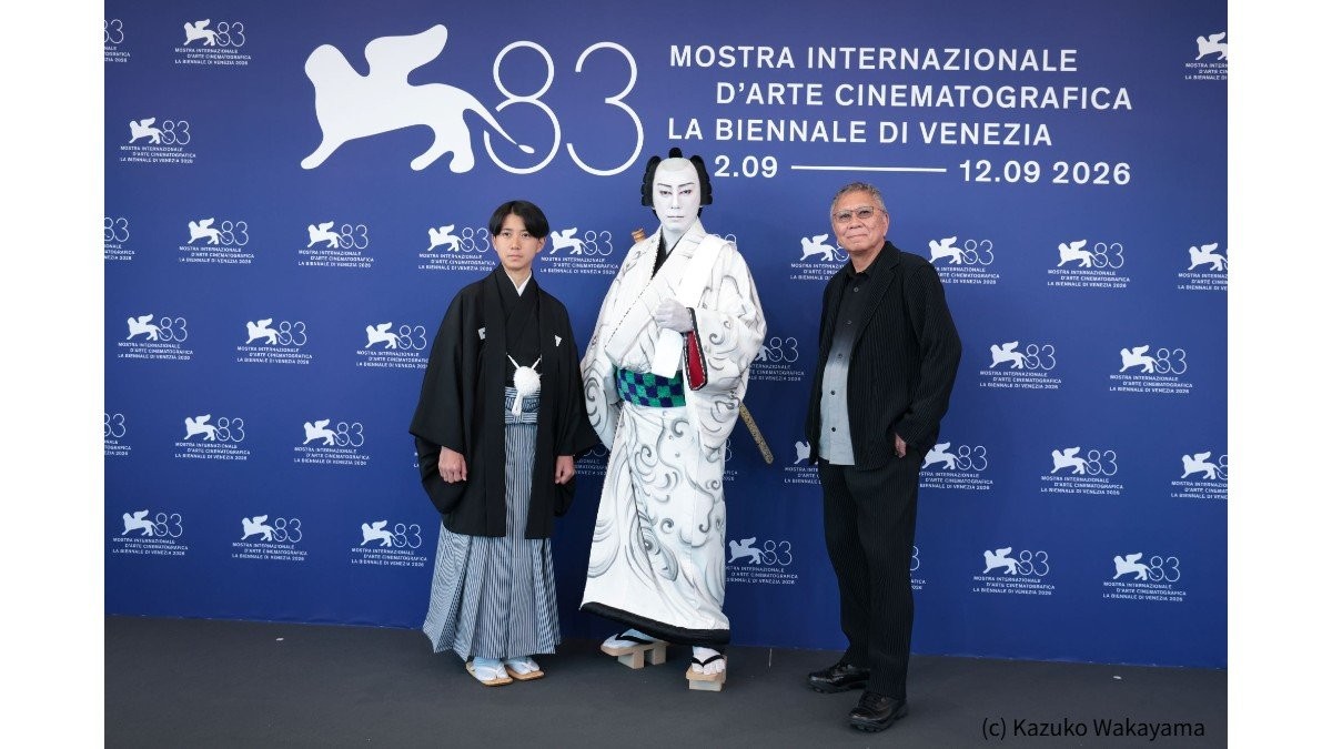 團十郎＆新之助がベネチア国際映画祭公式上映に登壇！「ぜひ日本に来た際には歌舞伎を見てほしい」