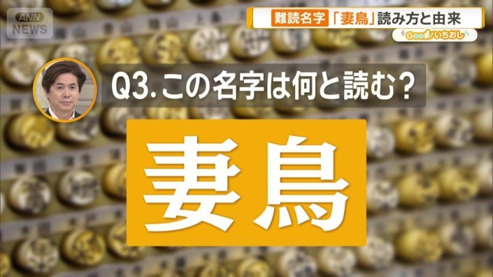 「妻鳥」何と読む?