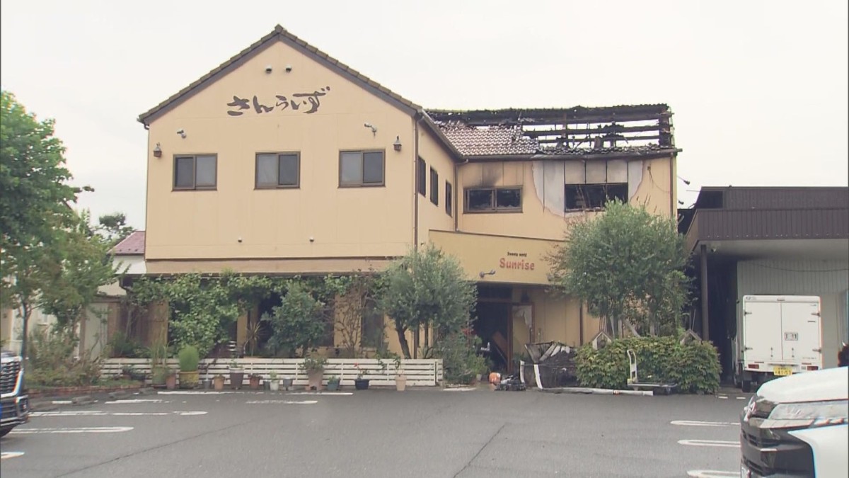 ガソリンまき放火か…岐阜・ケーキ店で火災　3人死亡　死亡した男性が関与か