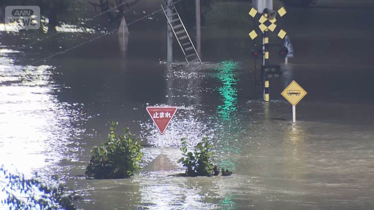 『レベル5氾濫特別警報』“観測史上最大”猛烈な雨…愛知・岐阜で線状降水帯発生