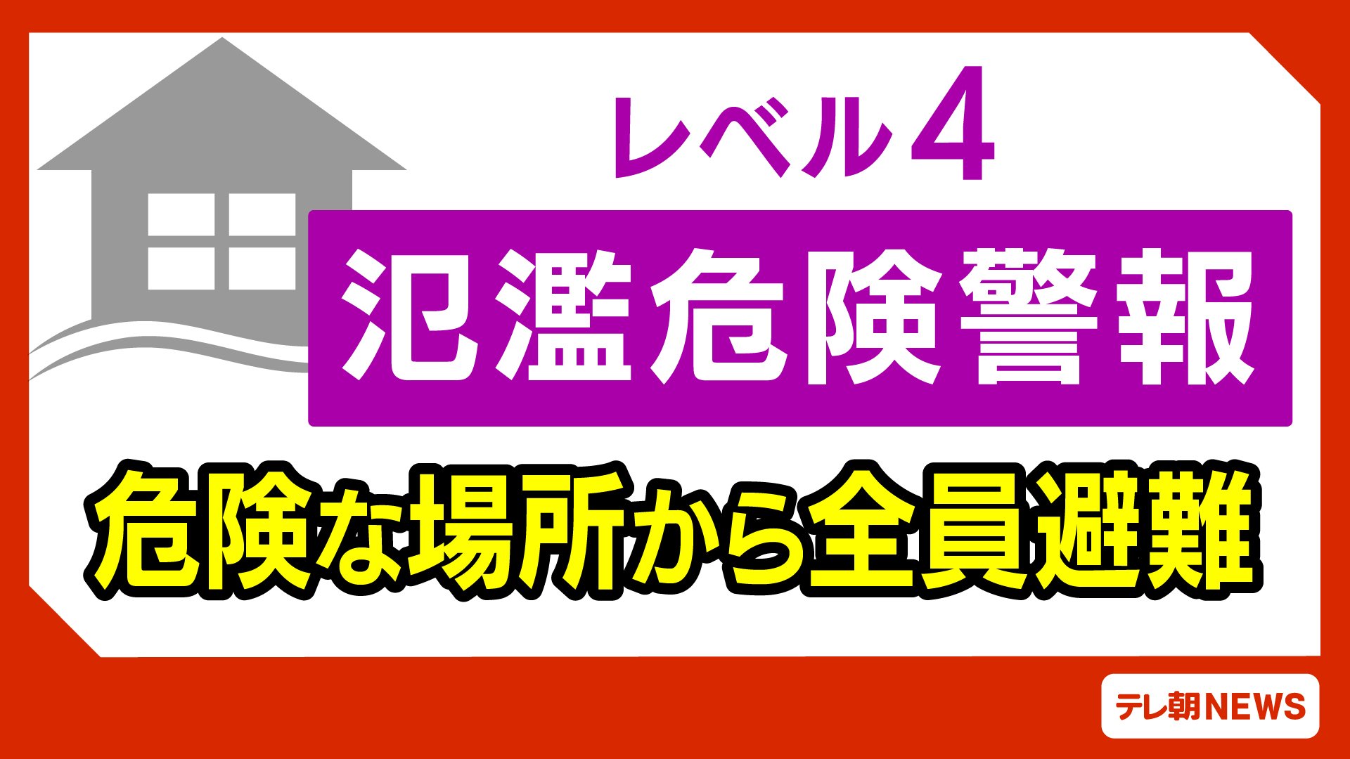氾濫危険警報
