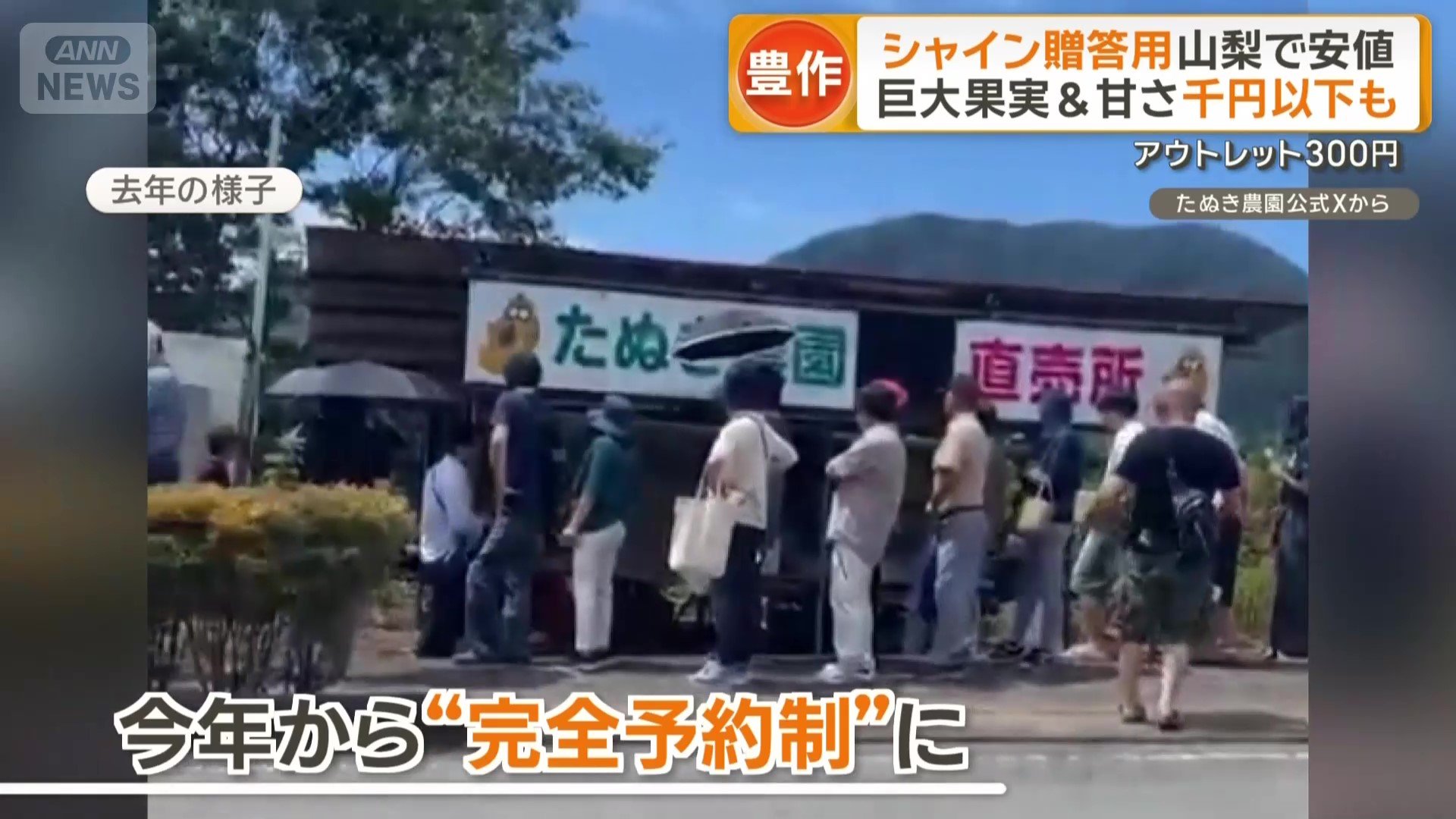 今年から完全予約制