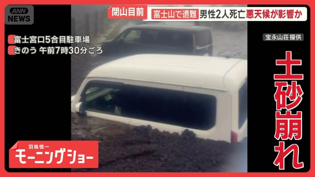 9日も各地で大雨　富士山の登山口で土砂崩れ　“首都圏の台所”農作物への被害深刻化