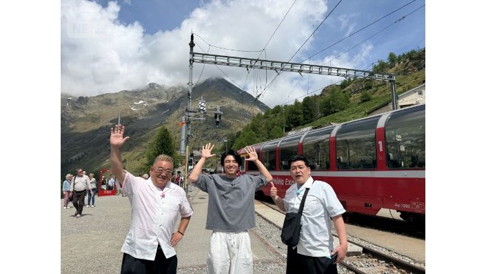 “レーティッシュ鉄道”に乗車