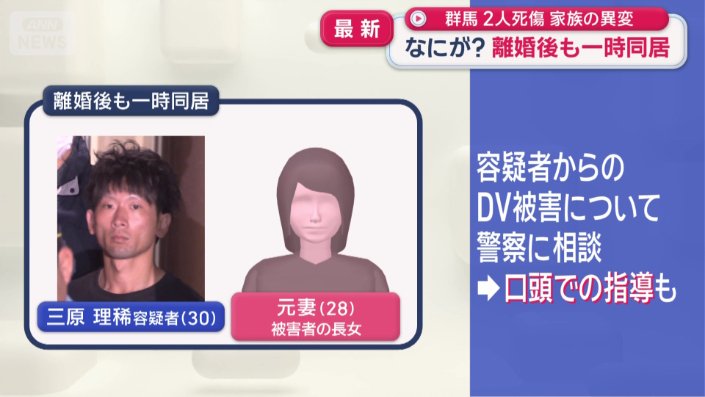 離婚後も一時同居を続けていた